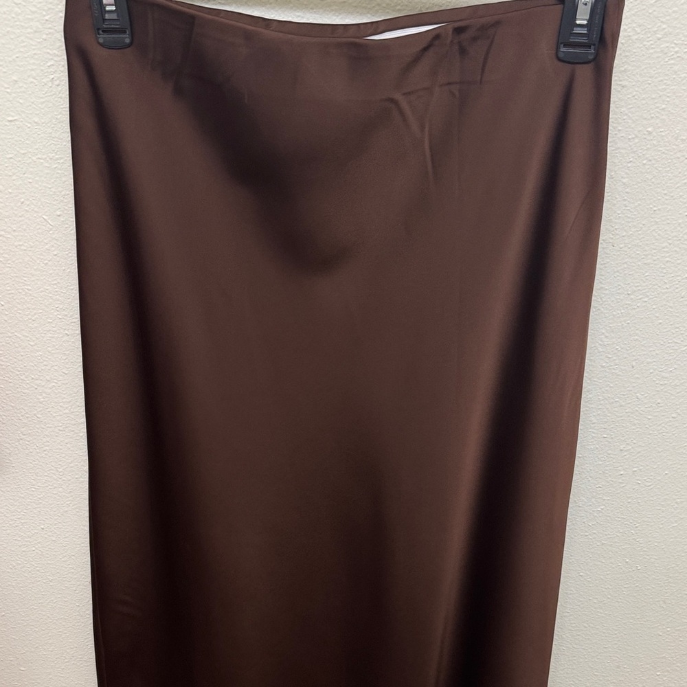 SHEIN Chocolate Brown Pencil Skirt
